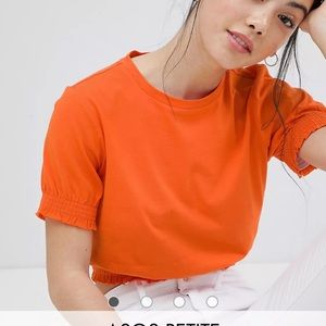 ASOS bright orange crop top 14